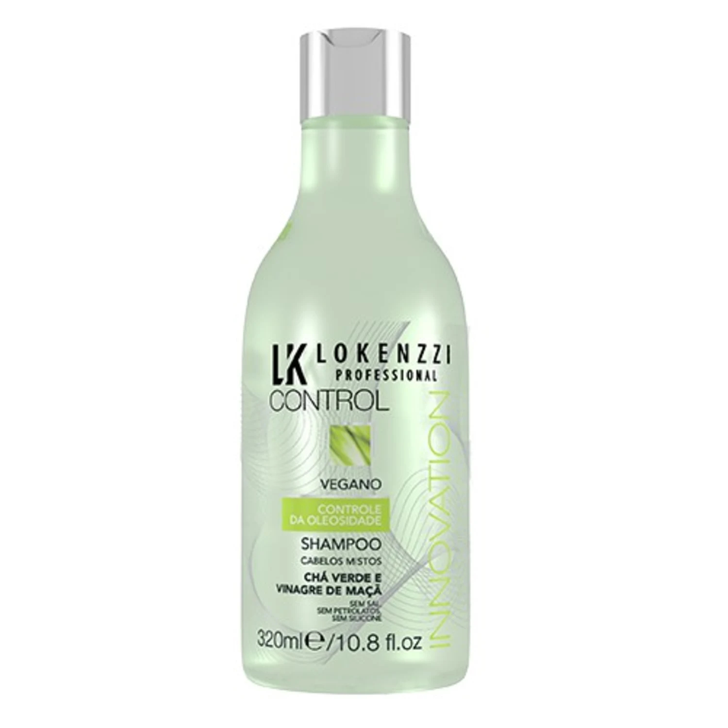 Shampoo Lokenzzi Control Vegano para Cabelos Mistos 320ml
