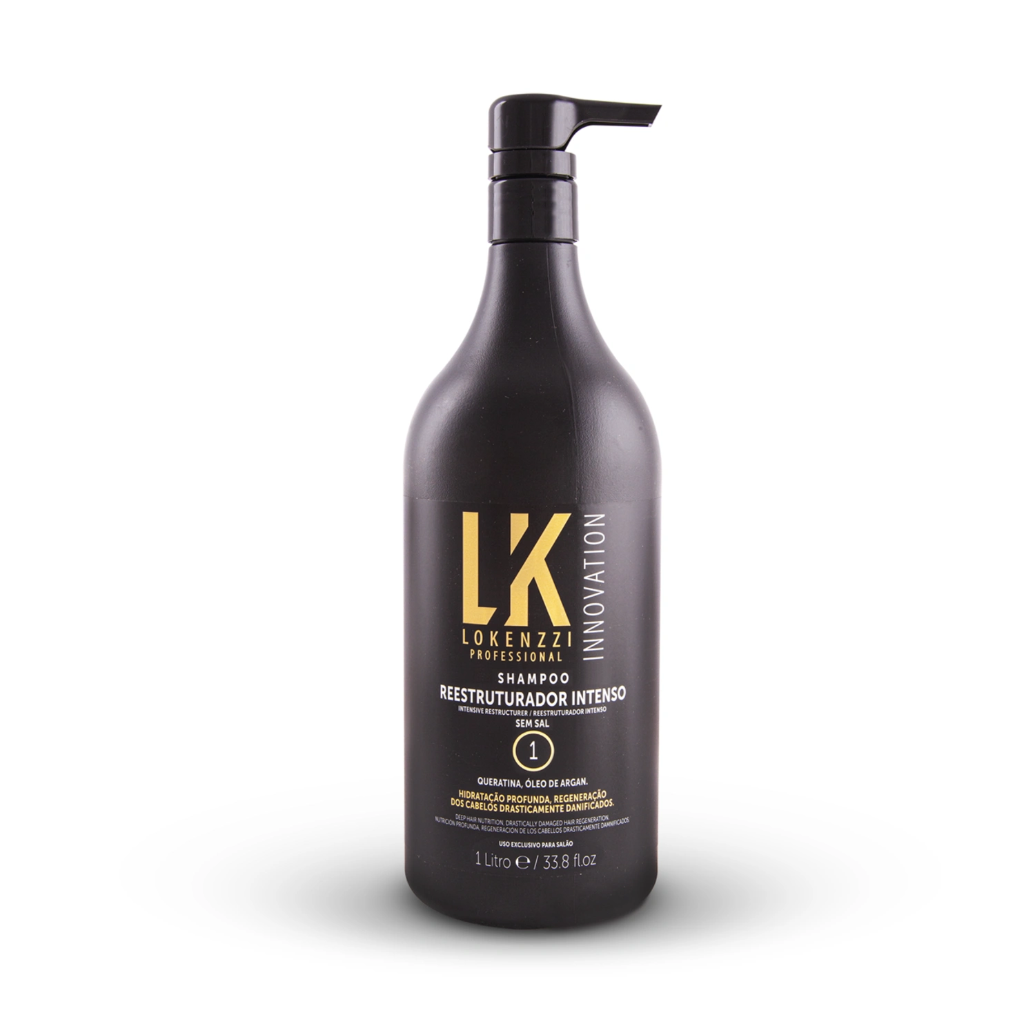 Shampoo Reestruturador Intenso Lokenzzi 1L