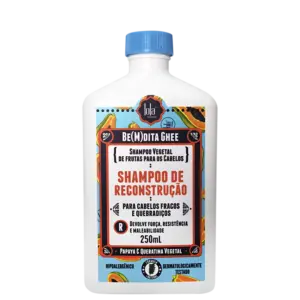 Shampoo Reconstrução Lola Cosmetics Be(M)dita Ghee Papaya & Queratina Vegetal 250ml