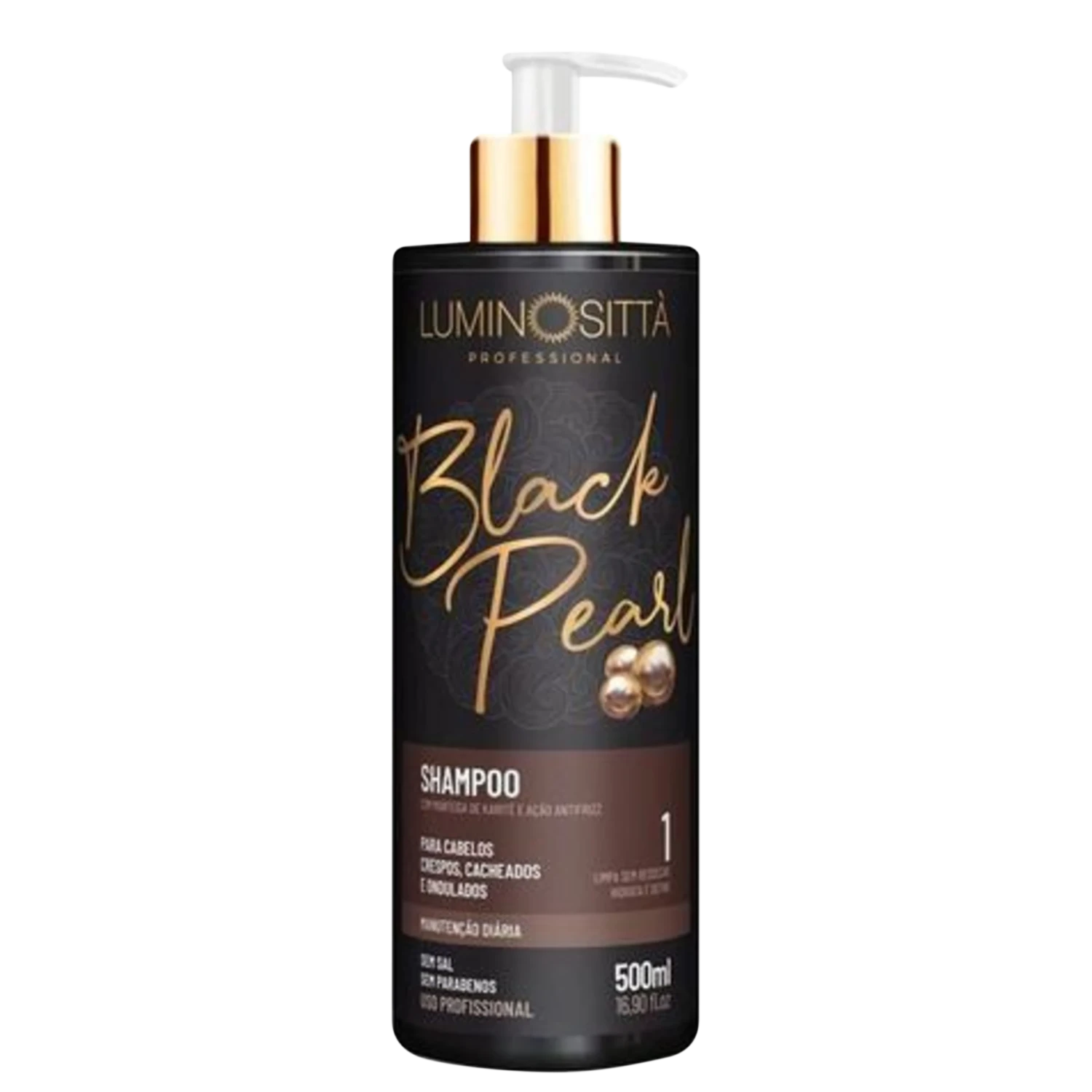 Shampoo Luminosittà Professional Black Pearl 500ml