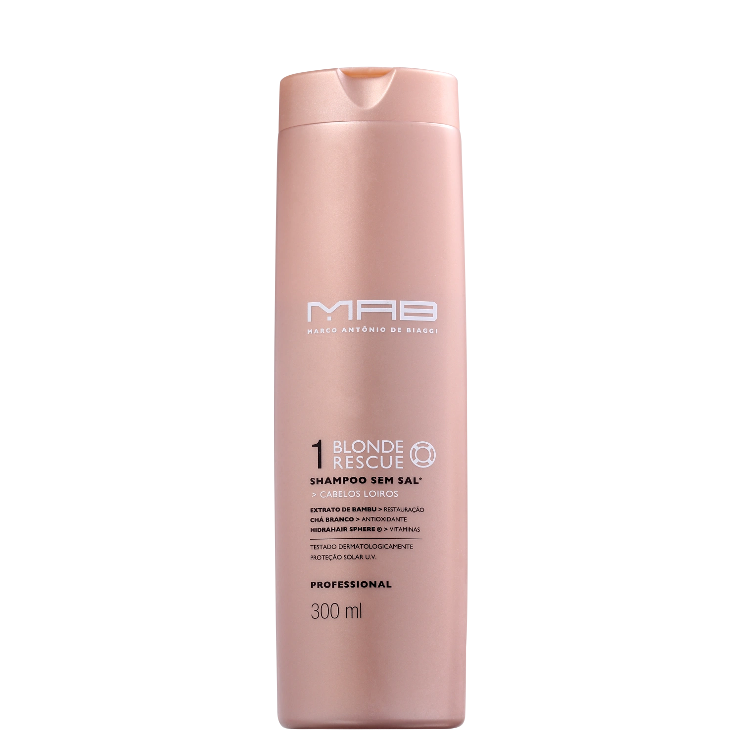 Shampoo MAB Marco Antônio de Biaggi Blond Rescue 300ml