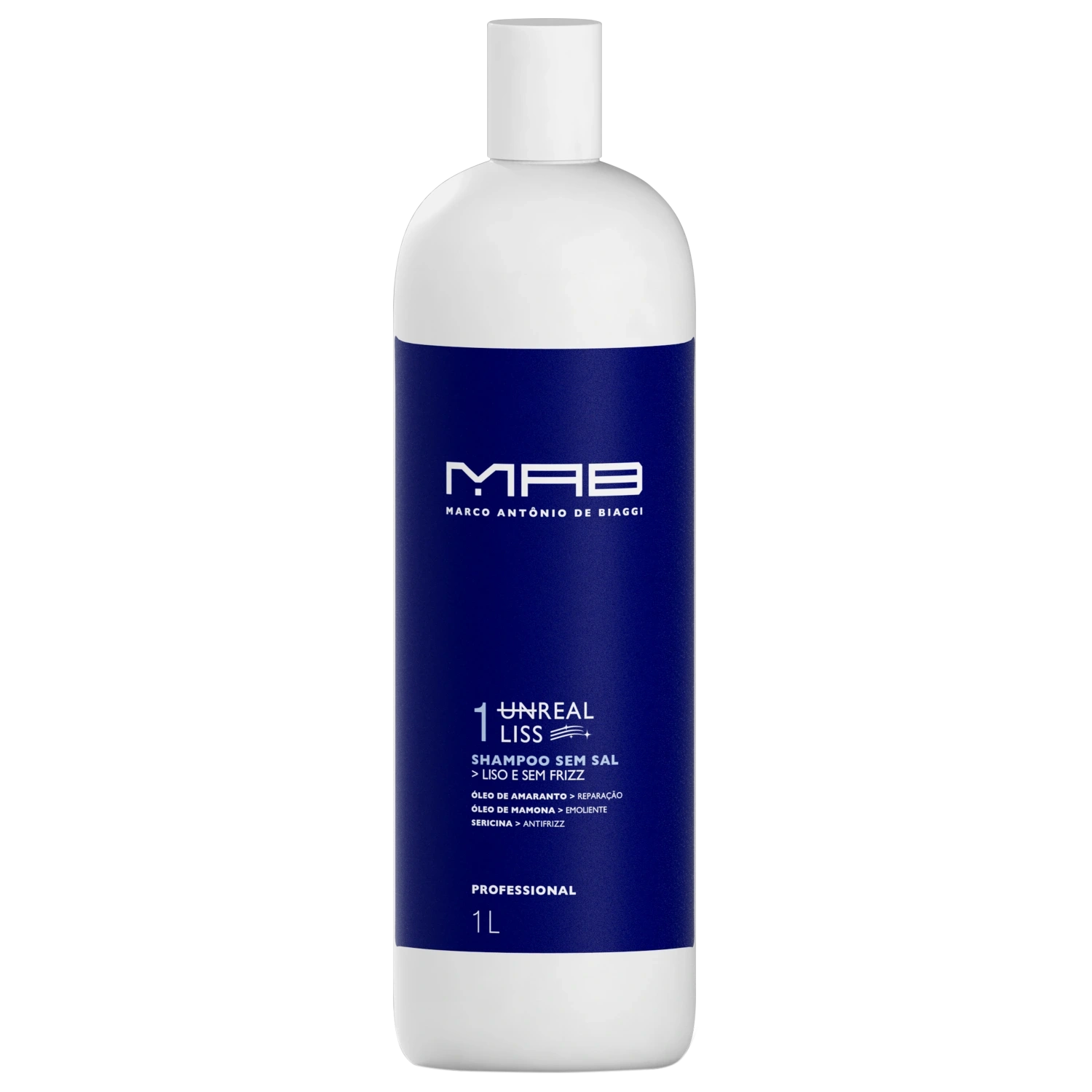 Shampoo MAB Marco Antônio de Biaggi Real Liss Salon 1L