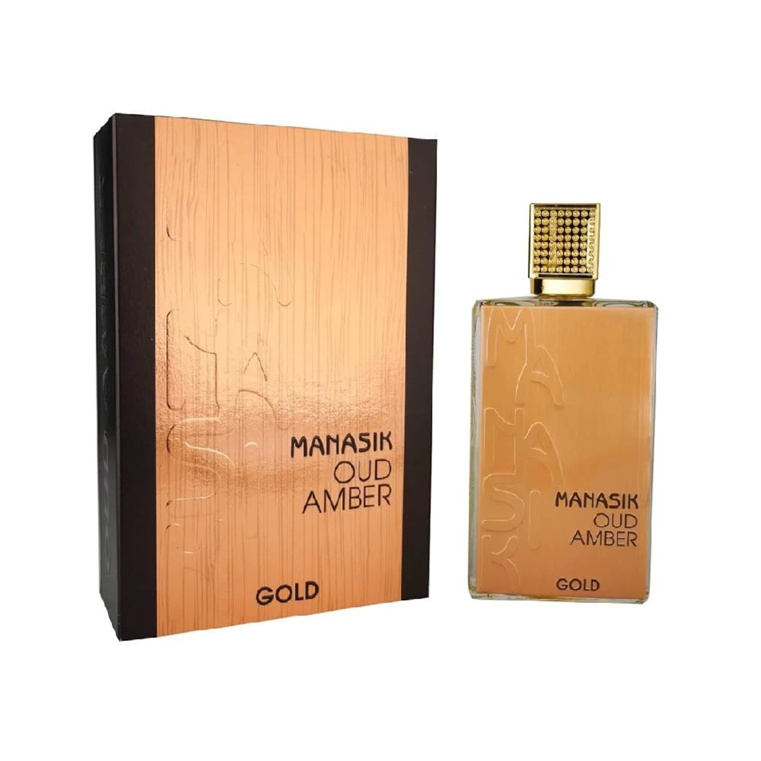 Perfume Masculino Eau de Parfum Manasik Oud Amber Gold 100ml