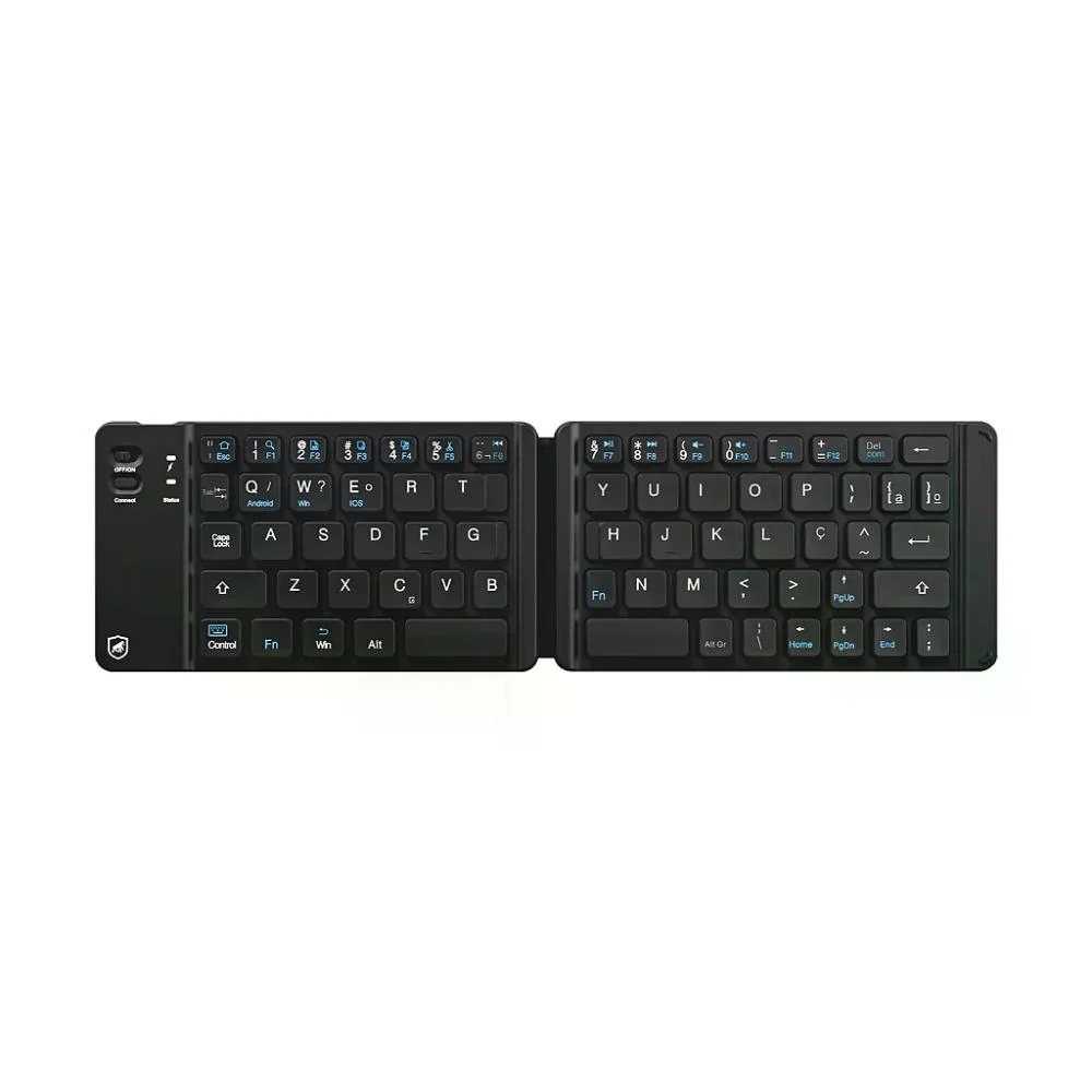 Teclado Mini Gshield Armor Dobrável Sem Fio
