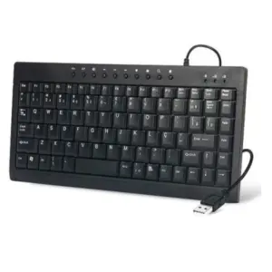 Teclado Mini Knup Multimídia USB Padrão ABNT2 Preto KP-2013