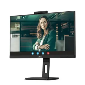 Monitor LED AOC Hello 24″ 75Hz 4ms USB-C com Webcam 24P3CW Monitor LED AOC Hello 24″ 75Hz 4ms USB-C com Webcam 24P3CW