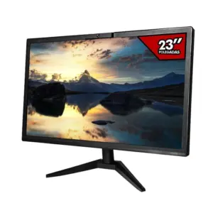 Monitor LED 24″ Full HD com Webcam e Microfone
