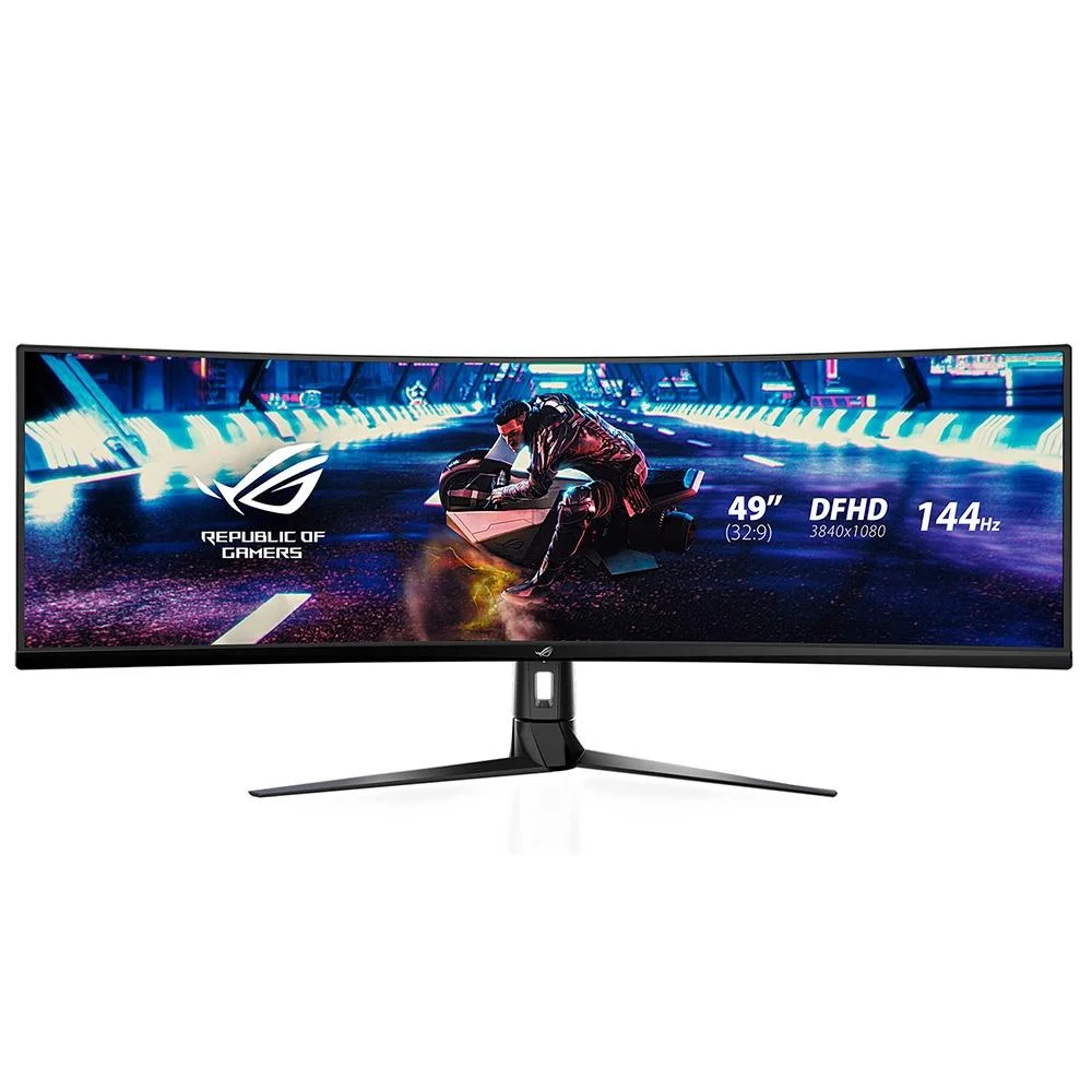 Monitor Gamer Curvo Ultrawide ASUS ROG Swift 49″ DFHD 144Hz FreeSync Premium HDR10 XG49VQ