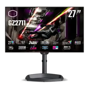 Monitor Gamer Cooler Master Tempest 27″ QHD OLED 240Hz 0.03ms FreeSync Premium CMI-GZ2711-BR Monitor Gamer Cooler Master Tempest 27″ QHD OLED 240Hz 0.03ms FreeSync Premium CMI-GZ2711-BR