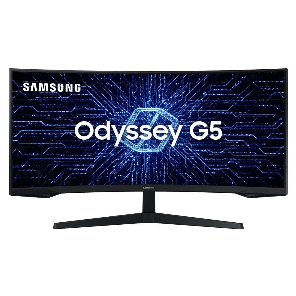 Monitor Gamer Curvo Ultrawide Samsung Odyssey G5 34″ UWQHD 165Hz 1ms FreeSync Premium HDR10