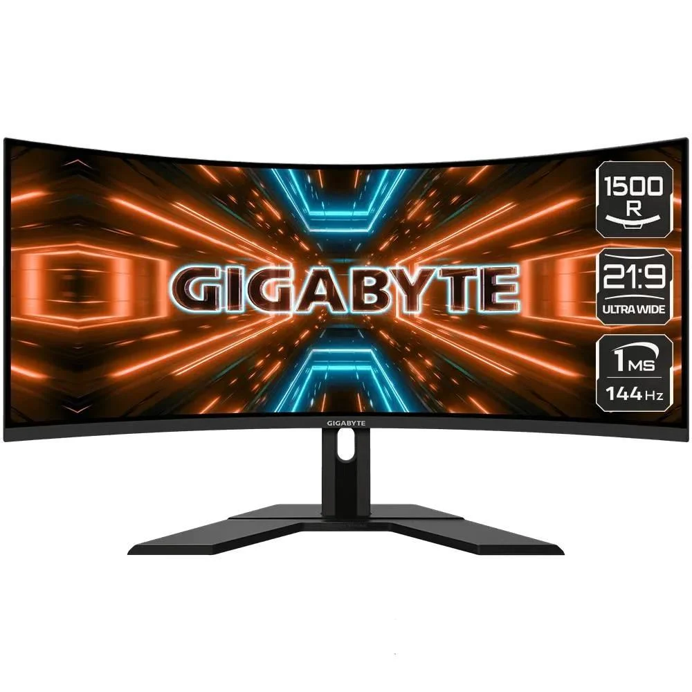 Monitor Gamer Curvo Ultrawide Gigabyte 34″ QHD 144Hz 1ms FreeSync Premium HDR400 G34WQC A-SA