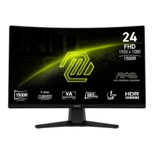 Monitor Gamer Curvo MSI 24″ Full HD VA 180Hz 4ms MAG242C Monitor Gamer Curvo MSI 24″ Full HD VA 180Hz 4ms MAG242C