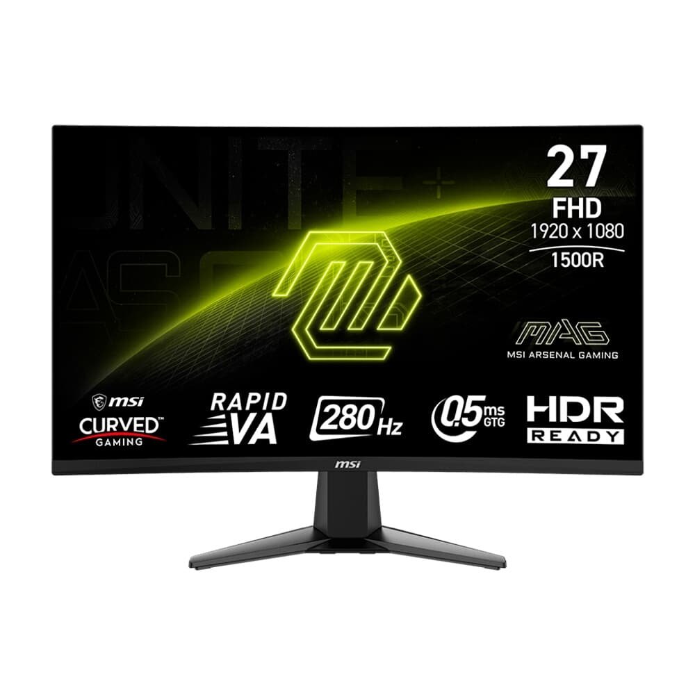 Monitor Gamer Curvo MSI MAG 27″ Full HD VA 280Hz 0.5ms Adaptive-Sync HDR 276CXF