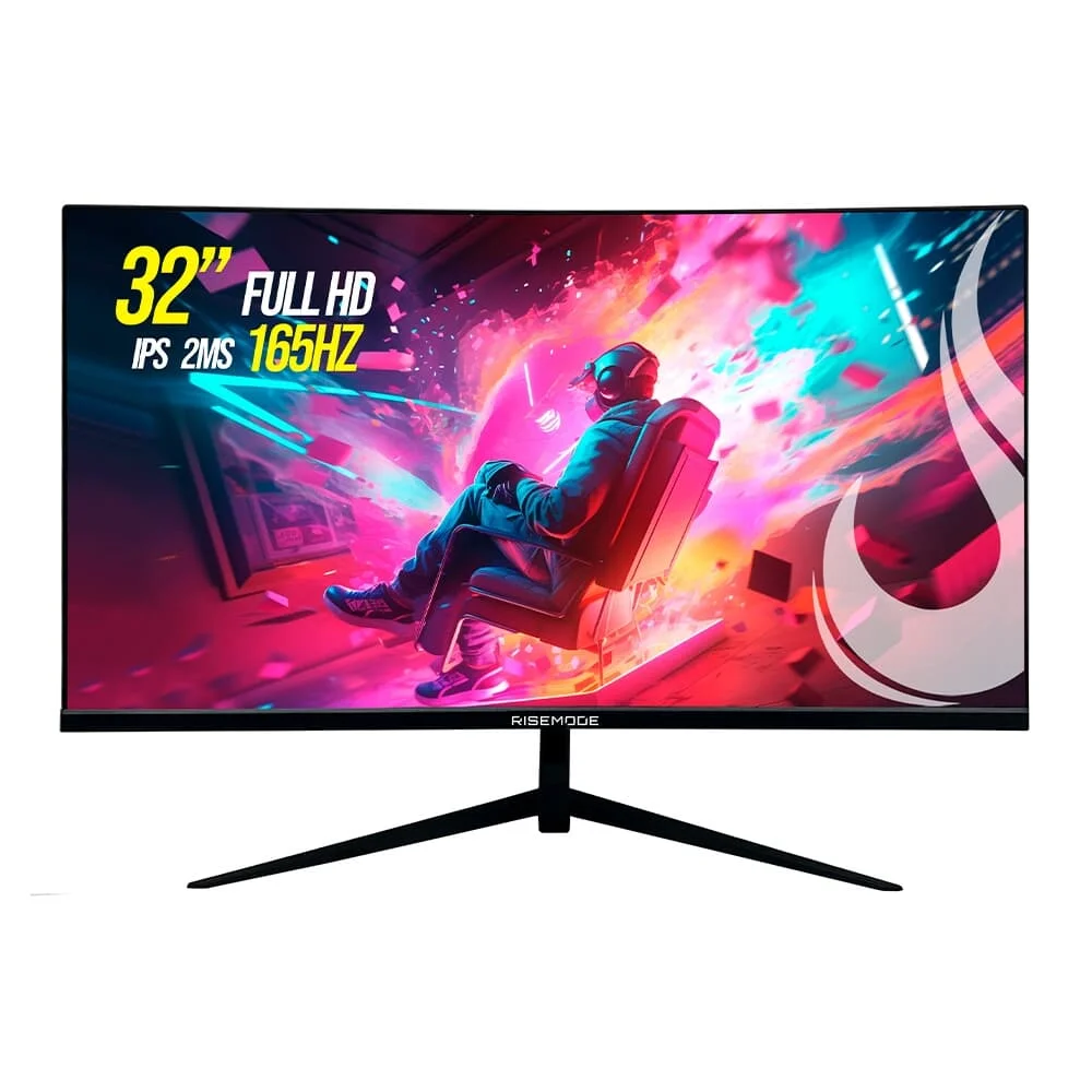 Monitor Gamer Curvo Rise Mode 32″ Full HD IPS 165Hz RM-MOG-32C165FH-B