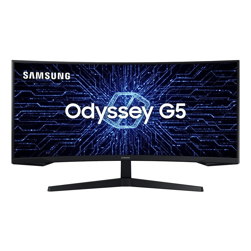 Monitor Gamer Curvo Ultrawide Samsung Odyssey G5 34″ WQHD 165Hz 1ms FreeSync Premium HDR10 LC34G55TWWLMZD