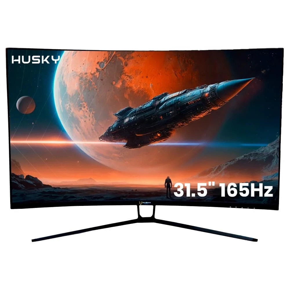 Monitor Gamer Curvo Husky Hailstorm 31.5″ LED Full HD 165Hz 1ms Adaptive Sync HGMT002