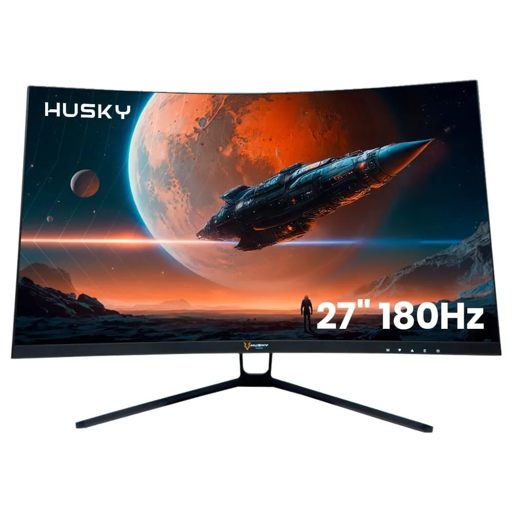 Monitor Gamer Curvo Husky Storm 27″ Full HD 180Hz 1ms Adaptive Sync HGMT001