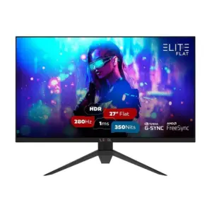 Monitor Gamer Level Elite 27″ Full HD 280Hz 1ms FreeSync/G-Sync HDR