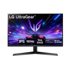 Monitor Gamer LG UltraGear 27″ Full HD IPS 180Hz 1ms G-Sync/FreeSync HDR10 27GS60F-B
