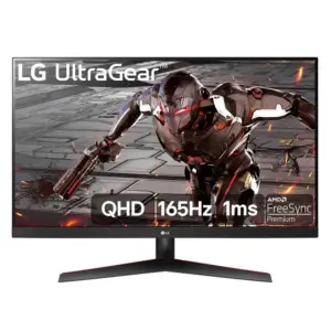 Monitor Gamer LG UltraGear 32″ QHD VA 165Hz 1ms G-Sync/FreeSync Premium HDR10 32GN600-B