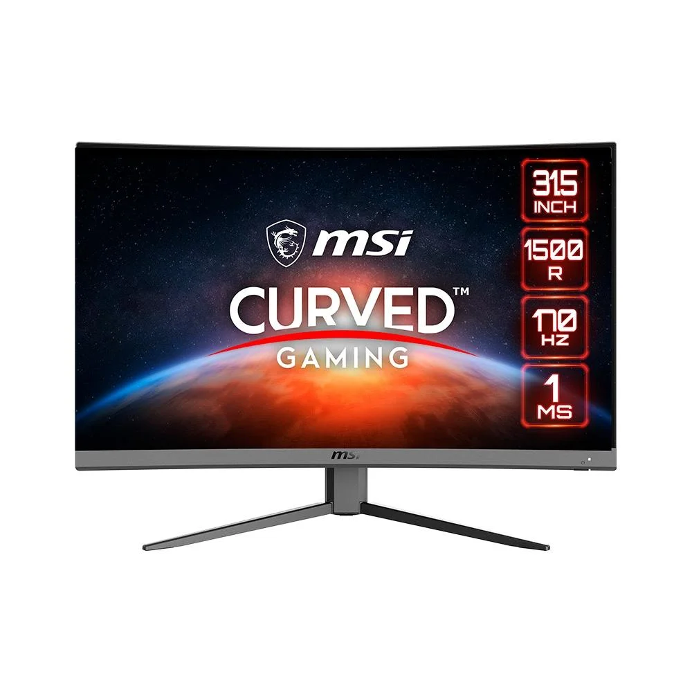 Monitor Gamer Curvo MSI 31.5″ WQHD 170Hz 1ms Adaptive-Sync G32CQ4 E2