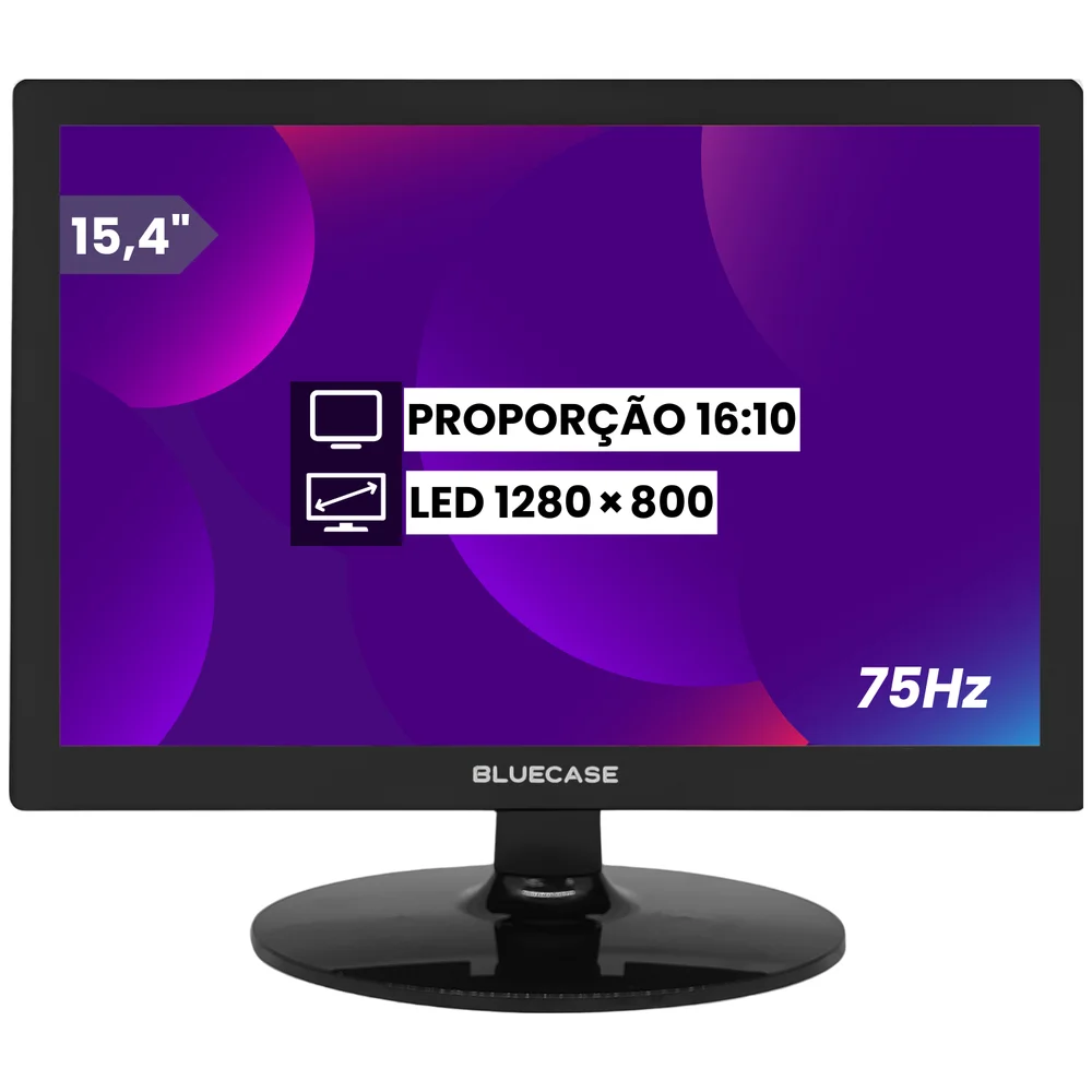 Monitor LED Bluecase 15.4″ HD (1280×800) 75Hz