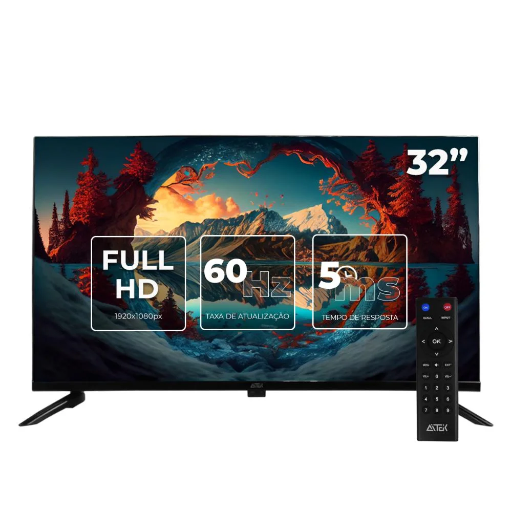 Monitor LED 32″ Full HD 60Hz 5ms