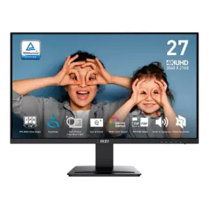 Monitor MSI PRO 27″ IPS 4K UHD 60Hz 4ms PROMP273U Monitor MSI PRO 27″ IPS 4K UHD 60Hz 4ms PROMP273U