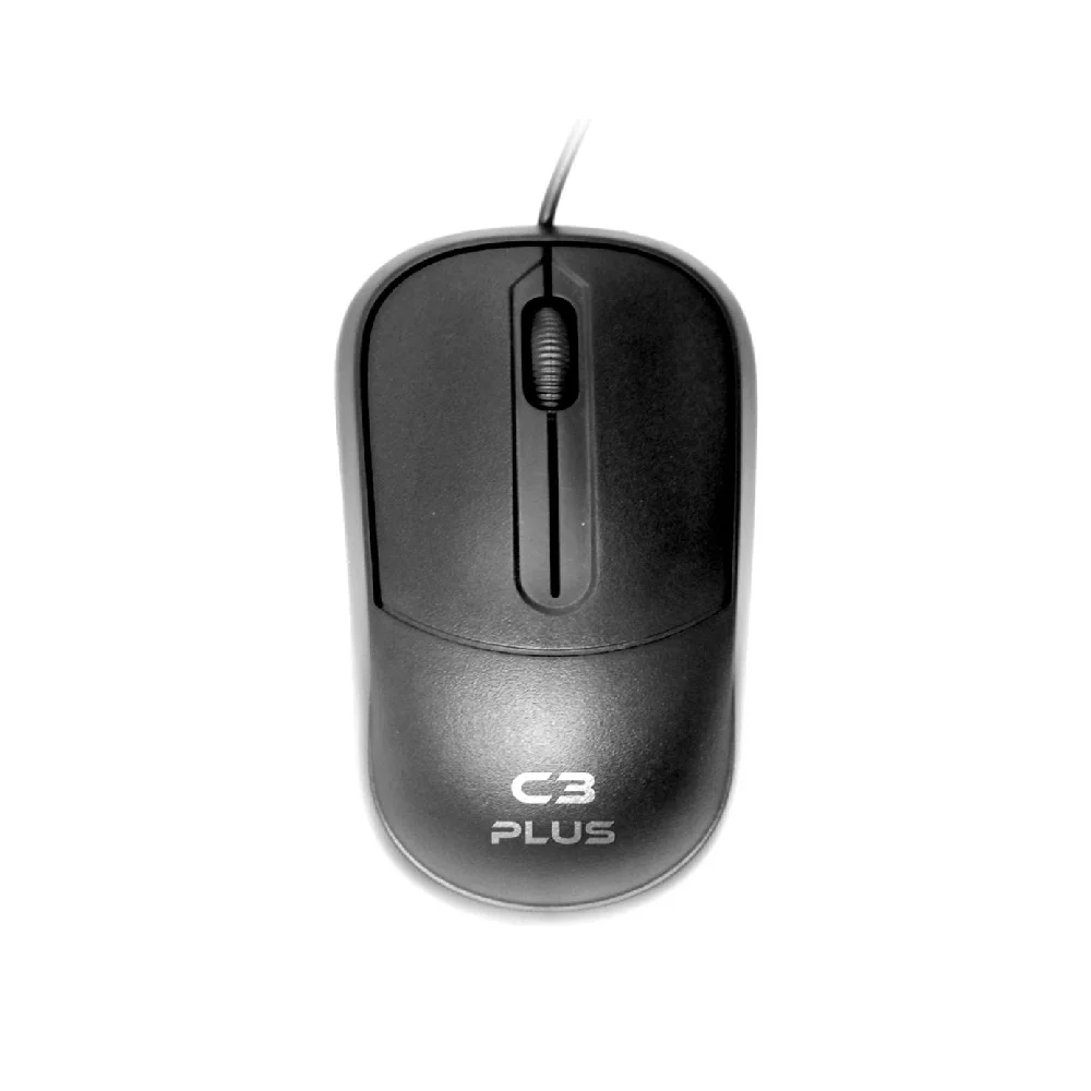 Mouse Com Fio C3Tech MS-35BK 1000 DPI USB Preto MS-35BK
