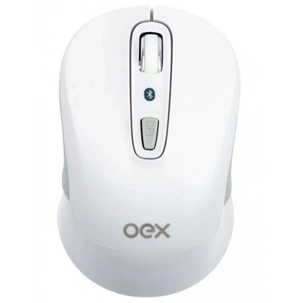 Mouse Bluetooth OEX Motion 1600 DPI Branco MS406