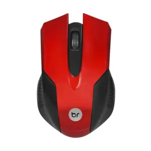 Mouse Com Fio Bright 02210 USB Preto e Vermelho 02210 Mouse Com Fio Bright 02210 USB Preto e Vermelho 02210