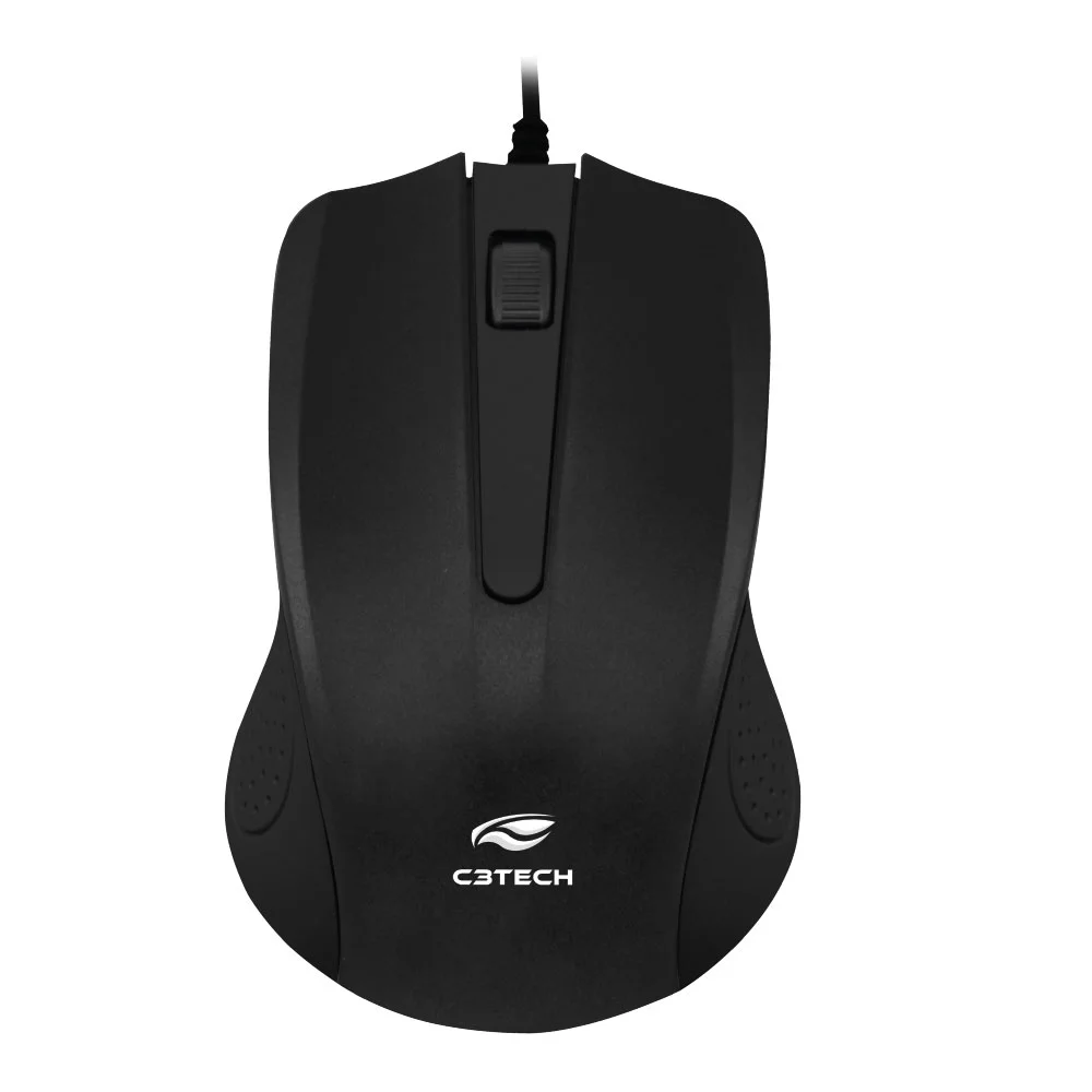 Mouse Com Fio C3Tech MS-20BK 1000 DPI USB Preto MS-20BK