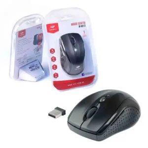 Mouse Sem Fio C3Tech RC/Nano 1600 DPI Preto M-W012BK Mouse Sem Fio C3Tech RC/Nano 1600 DPI Preto M-W012BK
