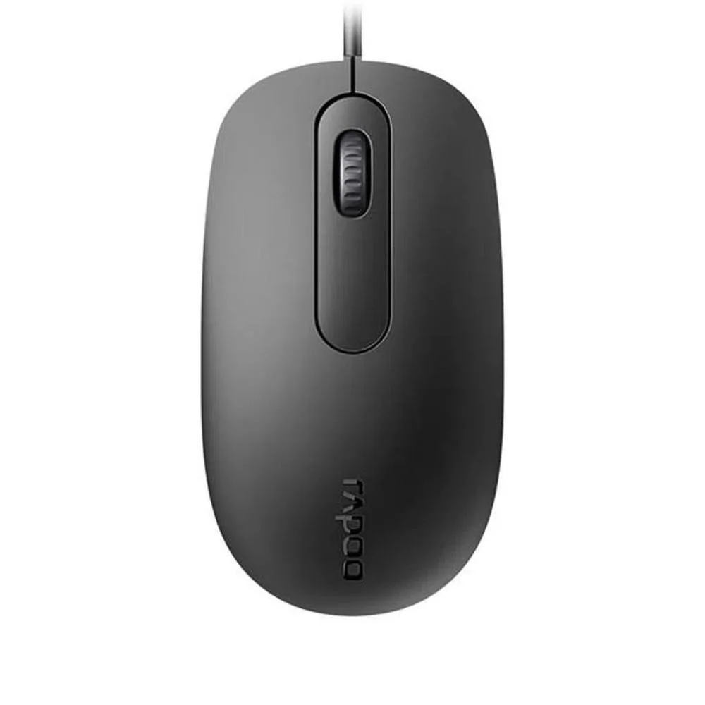 Mouse Com Fio Rapoo N100 1600 DPI Preto RA017