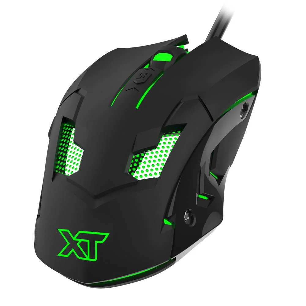 Mouse Gamer Com Fio XT Racer 3600 DPI RGB 6 Botões