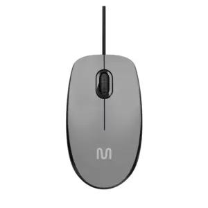 Mouse Com Fio Multi MF400 Clique Silencioso 1200 DPI 3 Botões Cinza MO387