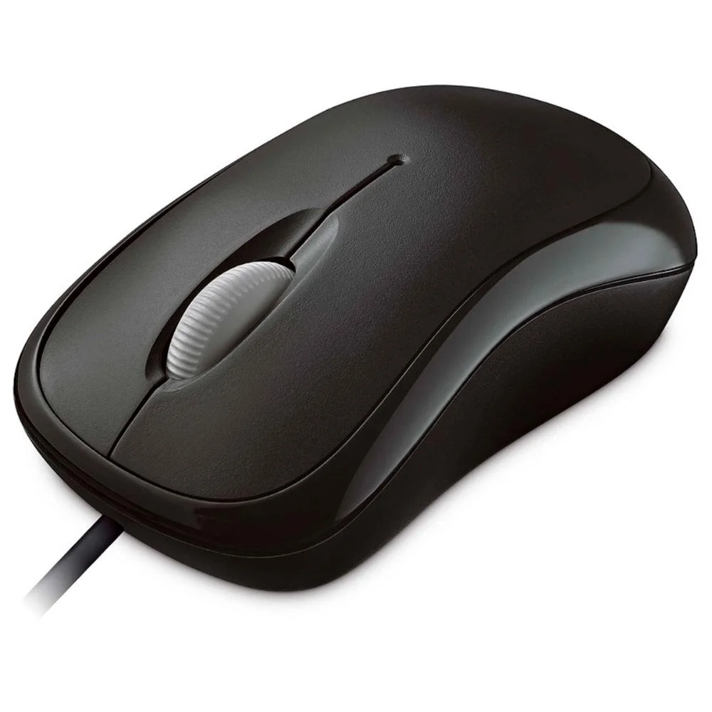 Mouse Com Fio Microsoft Basic Optical Mouse 800 DPI USB Preto P58-00061