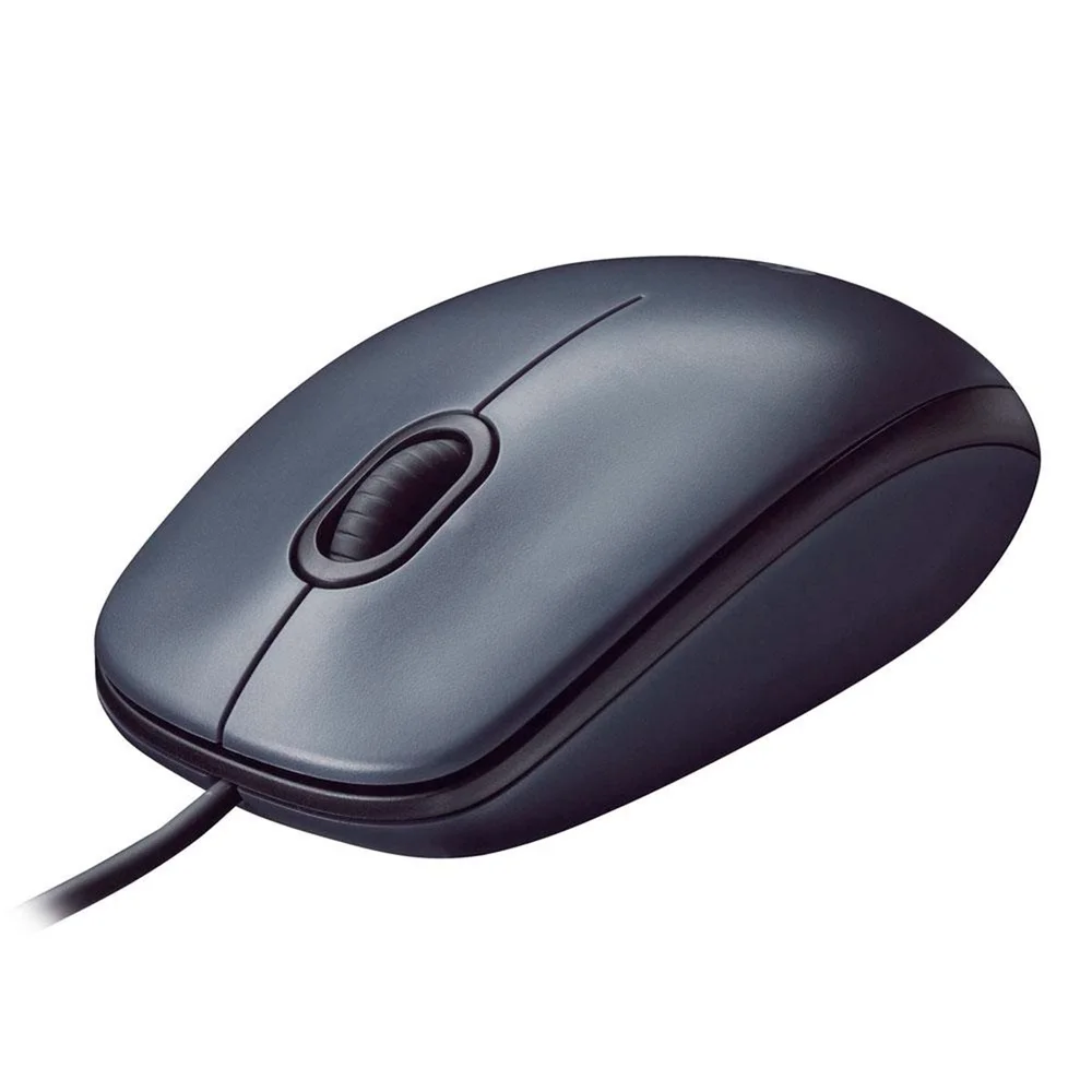 Mouse Com Fio Logitech M100 1000 DPI Confortável Preto 910-001601
