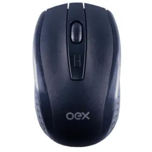 Mouse Sem Fio OEX Curve 4 Botões Preto MS411