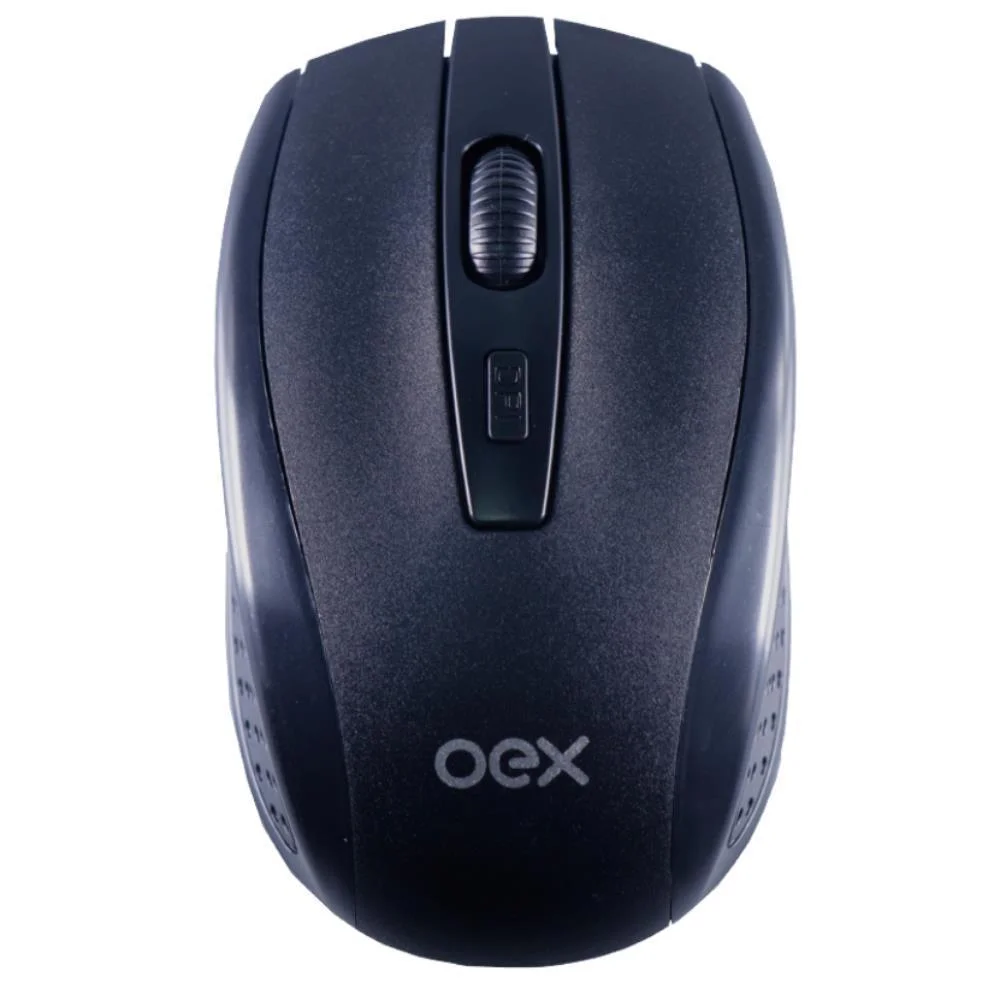Mouse Sem Fio OEX Curve 4 Botões Preto MS411