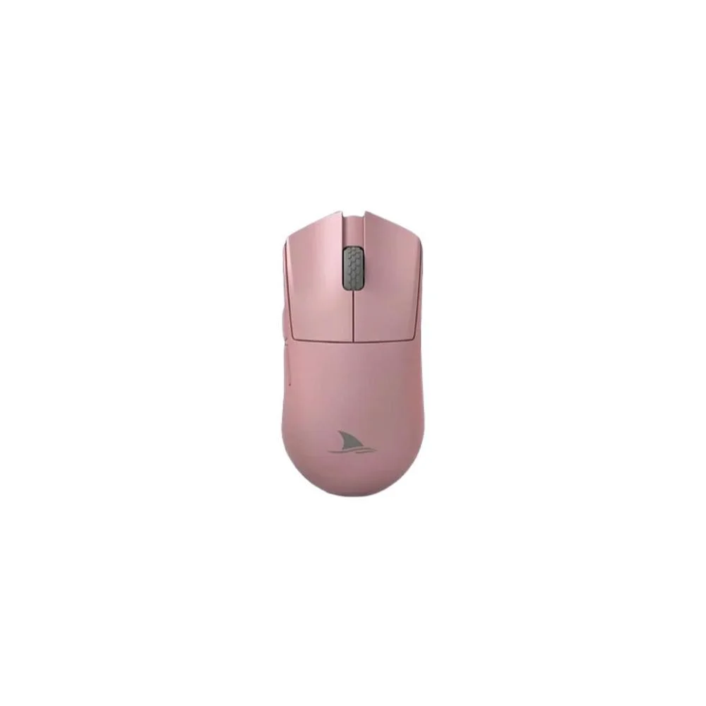 Mouse Gamer Sem Fio Darmoshark M3S Mini Wireless 2.4GHz 2000Hz 52g Rosa