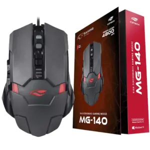 Mouse Gamer Com Fio C3tech MG-140CB Preto Mouse Gamer Com Fio C3tech MG-140CB Preto