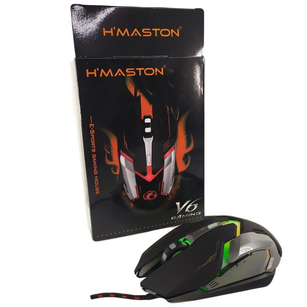 Mouse Gamer Com Fio H’maston V6
