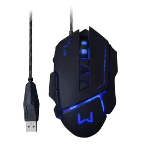 Mouse Gamer Com Fio Warrior 3200 DPI Preto MO261 Mouse Gamer Com Fio Warrior 3200 DPI Preto MO261