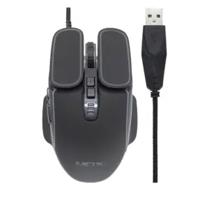 Mouse Gamer Com Fio Mox 7D 8000 DPI Iluminação RGB MO-ME200 Mouse Gamer Com Fio Mox 7D 8000 DPI Iluminação RGB MO-ME200