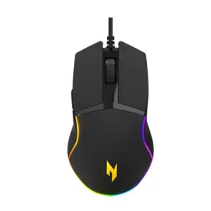 Mouse Gamer Com Fio Acer Nitro Gaming 6400 DPI RGB Preto NMW101 Mouse Gamer Com Fio Acer Nitro Gaming 6400 DPI RGB Preto NMW101