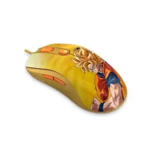 Mouse Gamer Com Fio Akko AG325 Dragon Ball Super Saiyajin Gold Edition 5000 DPI 5 Botões Mouse Gamer Com Fio Akko AG325 Dragon Ball Super Saiyajin Gold Edition 5000 DPI 5 Botões