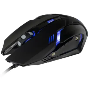 Mouse Gamer Com Fio Mymax Arbor 2400 DPI LED Azul Mouse Gamer Com Fio Mymax Arbor 2400 DPI LED Azul