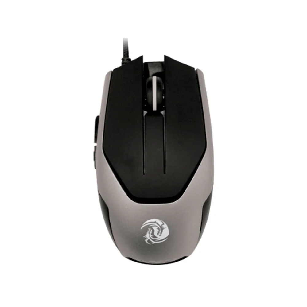 Mouse Gamer Com Fio OEX Blaze Dual Cinza e Preto MS311