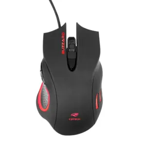 Mouse Gamer Com Fio C3Tech Buzzard 3200 DPI Preto MG-110BK Mouse Gamer Com Fio C3Tech Buzzard 3200 DPI Preto MG-110BK